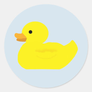 Stickers Baby shower BÉBÉ de la fête du canard en