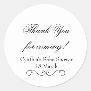Stickers baby shower Favoriser Autocollants pers