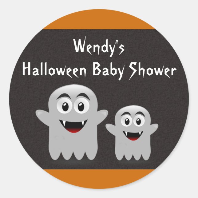 Stickers Baby shower Lil Ghost (Devant)