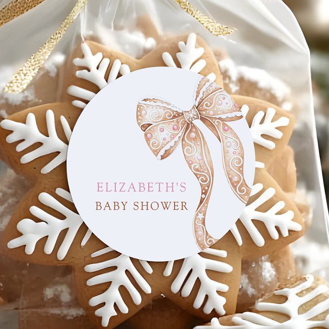 Stickers Baby shower Little Cookie (Créateur téléchargé)