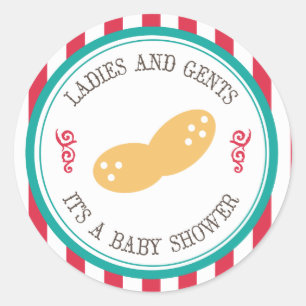 Stickers Baby shower Little Peanut Circus
