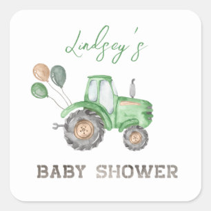 Stickers Baby shower tracteur Stickers tracteurs
