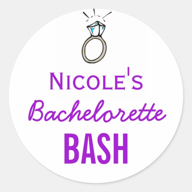 Stickers Bachelorette Bash (Devant)