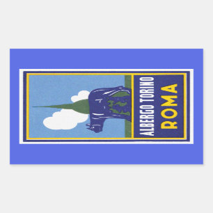 Stickers bagage de voyage Rome