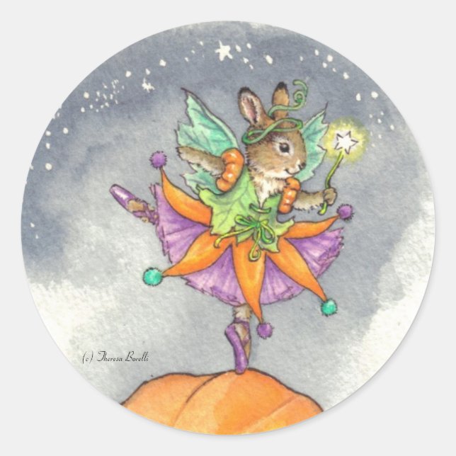 Stickers Ballerina Bunny Halloween (Devant)