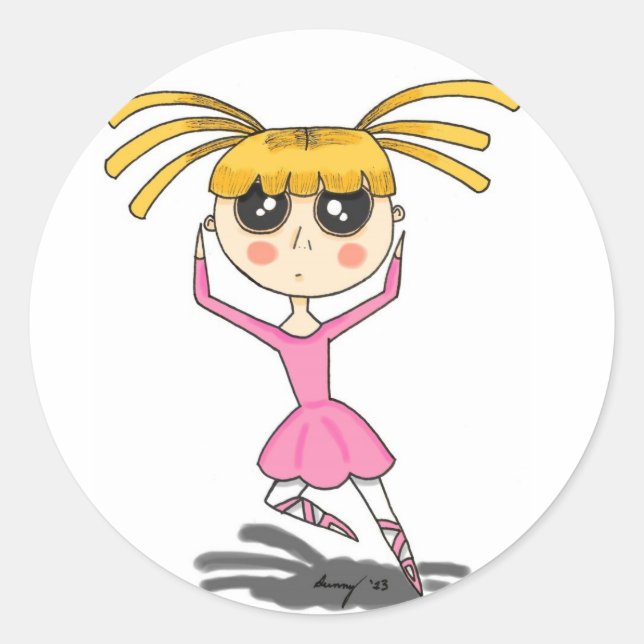 Stickers Ballerina - Set de 20 (Devant)