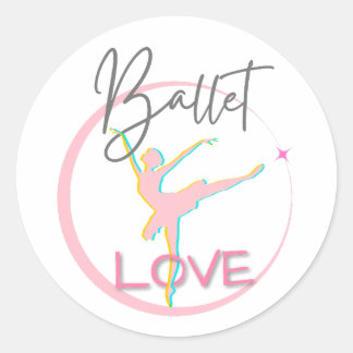Stickers Ballet Love et Étiquette