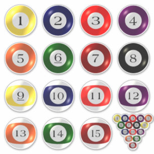 Stickers - Ballons de piscine