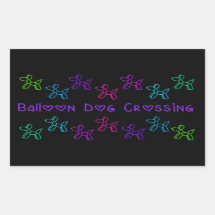 Stickers Balloon Dog Crossing