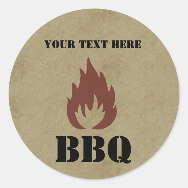 Stickers BBQ de l'entreprise (Devant)