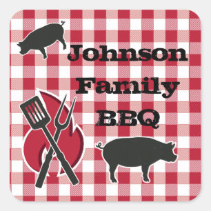 Stickers BBQ Jardin personnalisé