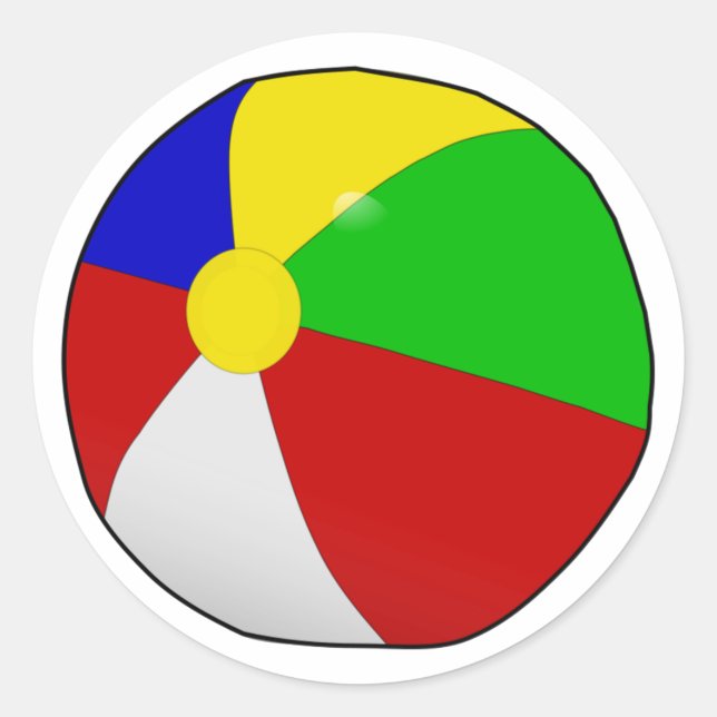Stickers Beach Ball (Devant)
