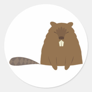 Stickers Beaver mignons