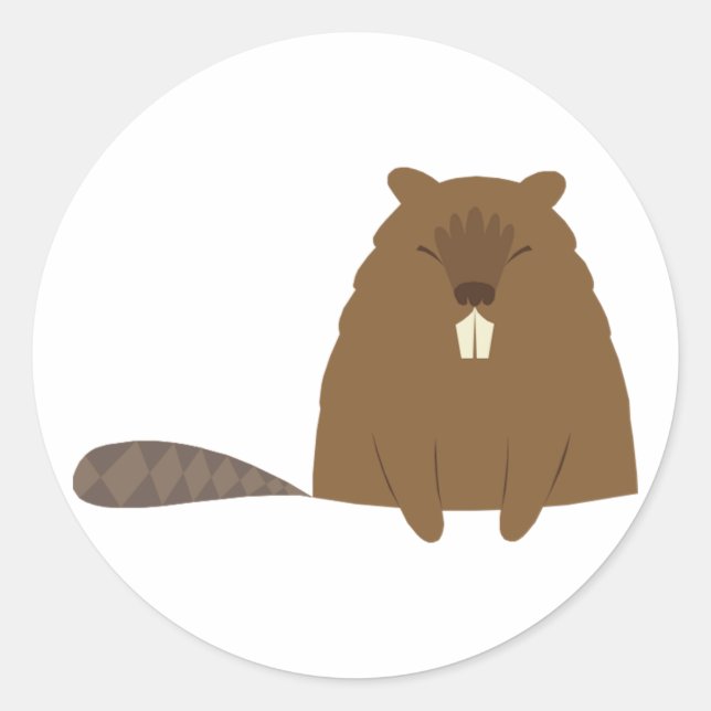 Stickers Beaver mignons (Devant)