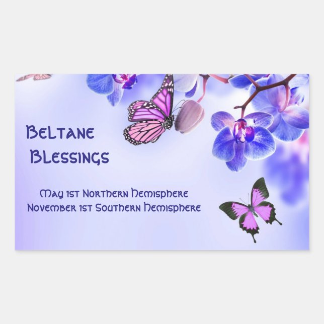 Stickers: Beltane Blessings Sticker (Front)