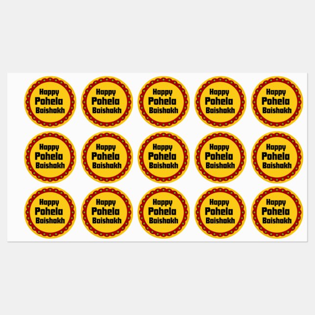 Stickers Bengali 2024 (Feuille)