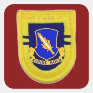 Stickers Beret Flash/DUI 2/504th Infantry