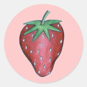 Stickers Berry aux fraises rouges