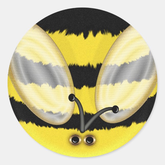 Stickers Big Bumble Bee Fun (Devant)