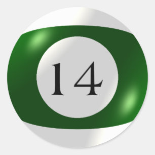 Stickers - Billard - 14 Ball