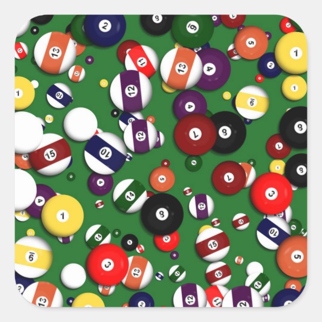 Stickers - Billiards (Front)