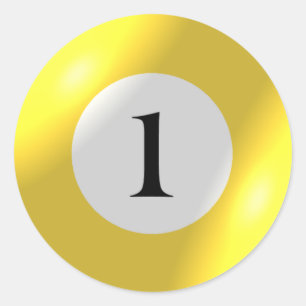 Stickers - Billiards - 1 Ball