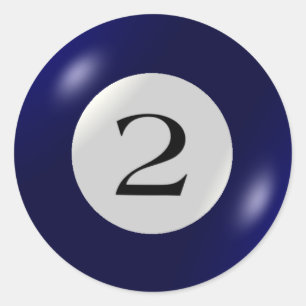 Stickers - Billiards - 2 Ball