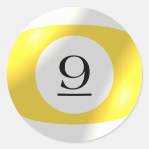Stickers - Billiards - 9 Ball