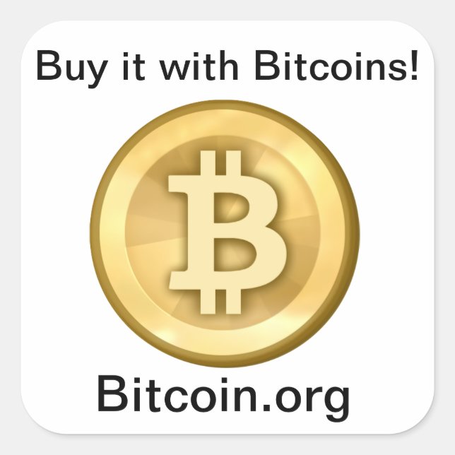 Stickers Bitcoin (Devant)