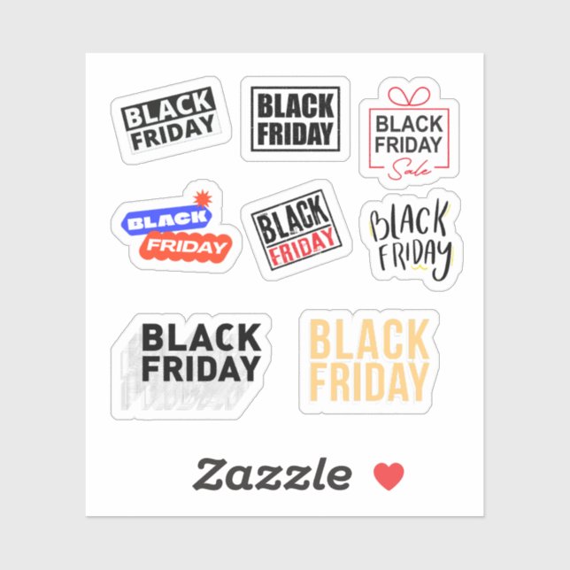 Stickers Black Friday (Feuille)