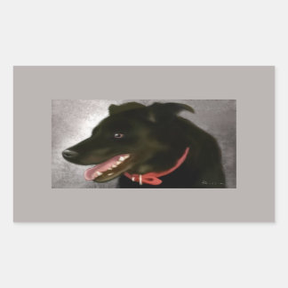 Stickers Black Labrador