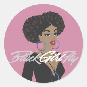 Stickers BlackGirlFly Curlfriend