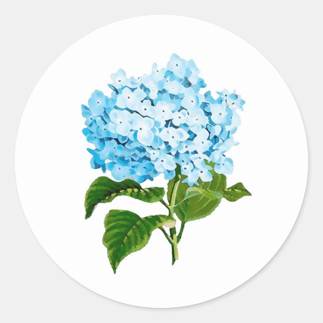 Stickers Blue Hydrangea (Devant)