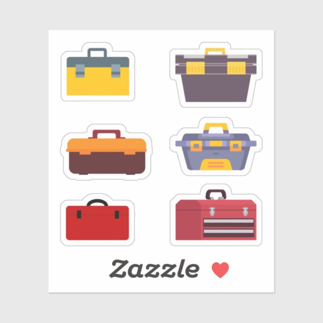 Stickers Boîte à outils (Feuille)