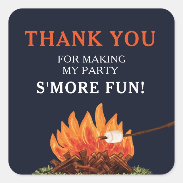 Stickers Bonfire & Smore (Devant)
