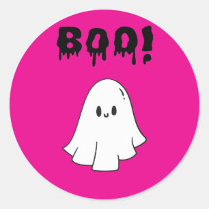 Stickers Boo halloween party 
