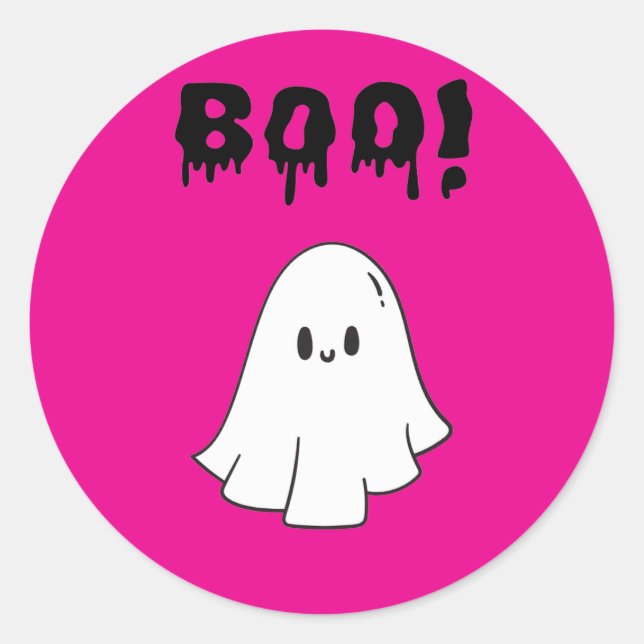 Stickers Boo halloween party  (Front)