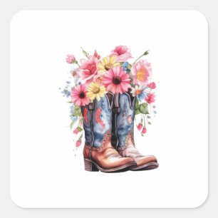 Stickers Boot de charme de pays