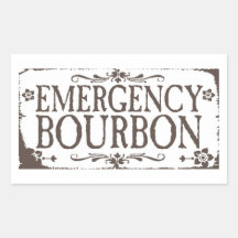 Stickers Booze d'urgence - Bourbon