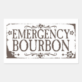 Stickers Booze d'urgence - Bourbon