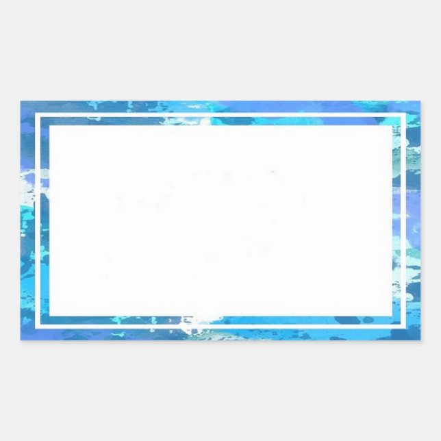 Stickers Bordure Bleue (Devant)