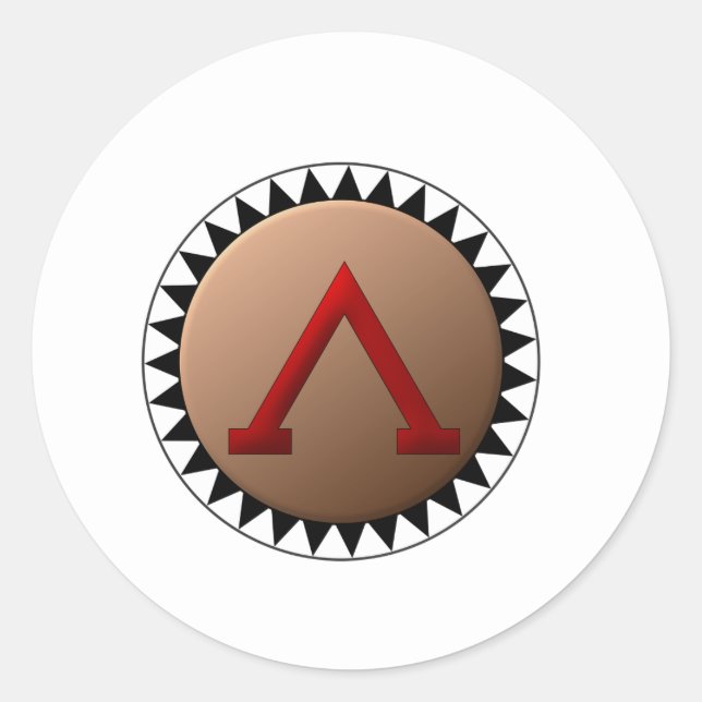 Stickers Bouclier spartiate (Devant)