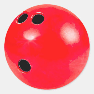 Stickers Boule Rouge