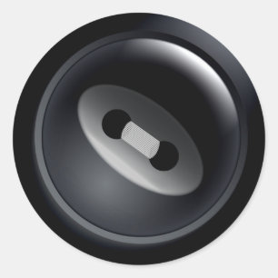 Stickers Bouton noir