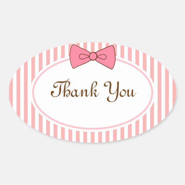 Stickers Bow Merci (Devant)