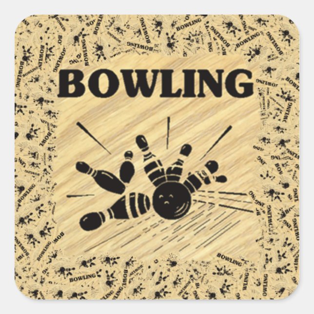 Stickers BOWLING (Devant)