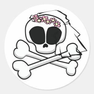Stickers Bride crâne