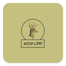 Stickers Buck Head Dark Khaki