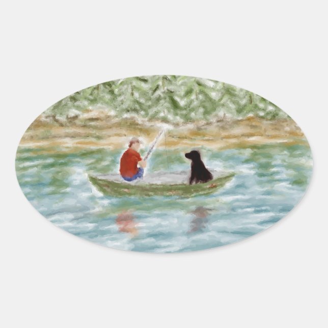 Stickers Buddies de pêche (Devant)
