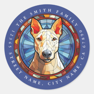 Stickers Bull Terrier Round